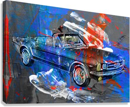 1965 Ford Mustang Convertible  Canvas Print