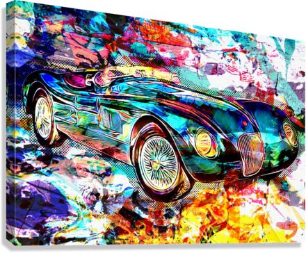 Jaguar C Type - 1950s Sport Car  Canvas Print