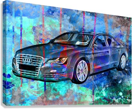 Audi A8  Canvas Print
