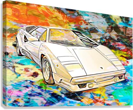 Lamborghini Countach  Canvas Print